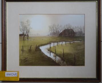 GEMENGDE TECHNIEK * BOERDERIJ IN DE POLDER * In Lijst * beschikbaar voor biedingen