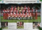 Ajax Commodore poster 1984-1985 handtekening Sonny Silooy, Gebruikt, Ophalen of Verzenden, Ajax, Poster, Plaatje of Sticker