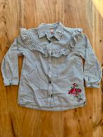 Blauw wit gestreept bloesje, maat 98, Ophalen of Verzenden, Gebruikt, Meisje, Overhemd of Blouse