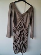 Stijlvolle jurk van Rianne Couture, Kleding | Dames, Bruin, Maat 46/48 (XL) of groter, Ophalen of Verzenden, Zo goed als nieuw