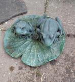 Tuinbeeld: Kikkers op een Lelieblad, Ophalen, Nieuw