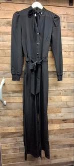 Zwarte Travelstof Jumpsuit - XS, Strik & Pofmouwtjes, Kleding | Dames, Jumpsuits, Zwart, Element, Ophalen of Verzenden, Zo goed als nieuw