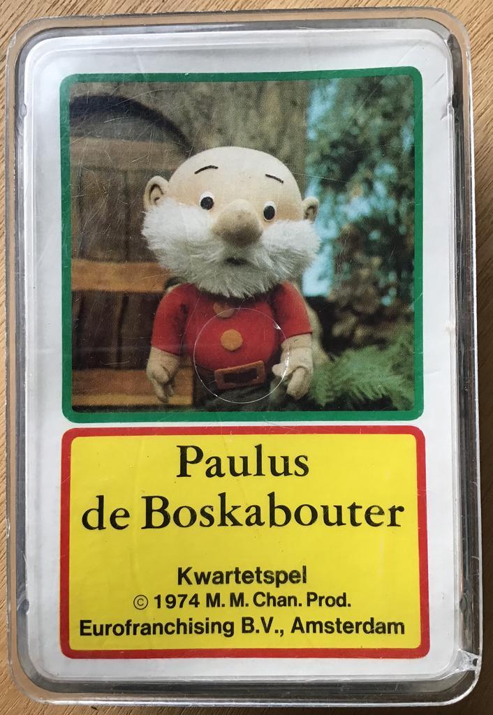 Vintage kwartet Paulus de Boskabouter - ZGAN, Verzamelen, Speelkaarten, Jokers en Kwartetten, Zo goed als nieuw, Kwartet(ten)