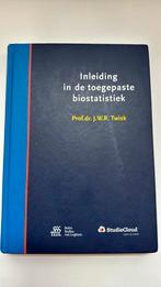 J.W.R. Twisk - Inleiding in de toegepaste biostatistiek, Ophalen of Verzenden, J.W.R. Twisk, Zo goed als nieuw