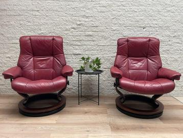 Set Stressles Mayfair verstelbare relax fauteuils relaxstoel beschikbaar voor biedingen
