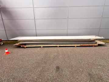 Polycarbonaat platen Kanaalplaten, gebruikt 500x105cm beschikbaar voor biedingen