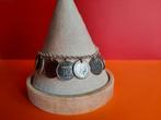 3 koninginnen dubbeltjes armband., Sieraden, Tassen en Uiterlijk, Armbanden, Ophalen of Verzenden, Zo goed als nieuw, Zilver