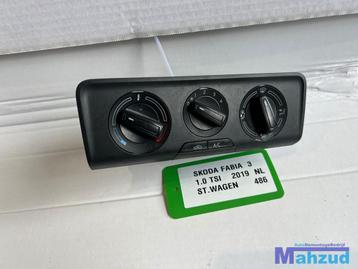 SKODA FABIA 3 kachel airco paneel 2014-2021 beschikbaar voor biedingen