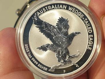 Wedge Tailed Eagle 2023, 1 oz .9999 zilver (3-1) beschikbaar voor biedingen