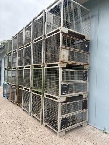 Gebruikte Gaascontainer vaste constructie pool gitterbox beschikbaar voor biedingen