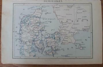 12 / Litho van J. Kuyper uit 1880 van Denenmarken beschikbaar voor biedingen