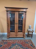 Oude eiken vitrinekast, Antiek en Kunst, Ophalen