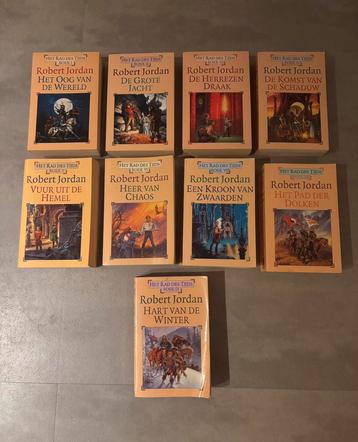 Het Rad des Tijds (Robert Jordan) delen 1–9 – nette staat beschikbaar voor biedingen