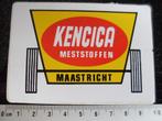 sticker kencica meststoffen maastricht logo, Verzenden, Zo goed als nieuw, Merk
