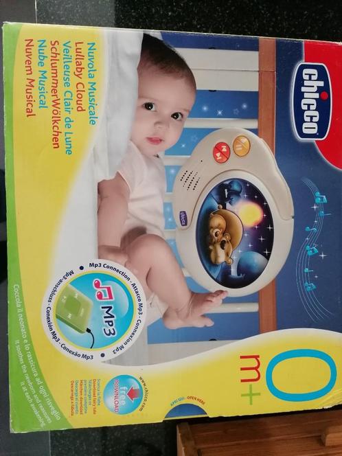 Chicco box bed mobiel met muziek functie incluis, Kinderen en Baby's, Speelgoed | Babyspeelgoed, Zo goed als nieuw, Mobiel, Met licht
