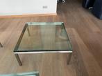 Salon tafel glas, Minder dan 50 cm, Glas, Ophalen, Vierkant