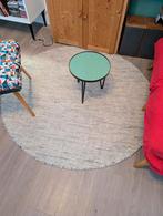 Wollen vloerkleed Rocco, Ophalen, Beige, Rond, Scandinavisch