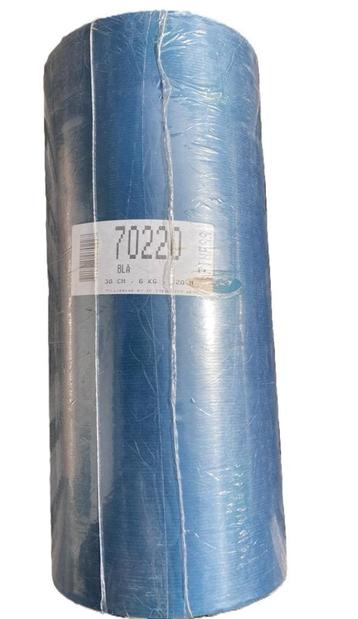 INPAKPAPIER CADEAUPAPIER ROL 220 meter 38 CM BLAUW beschikbaar voor biedingen