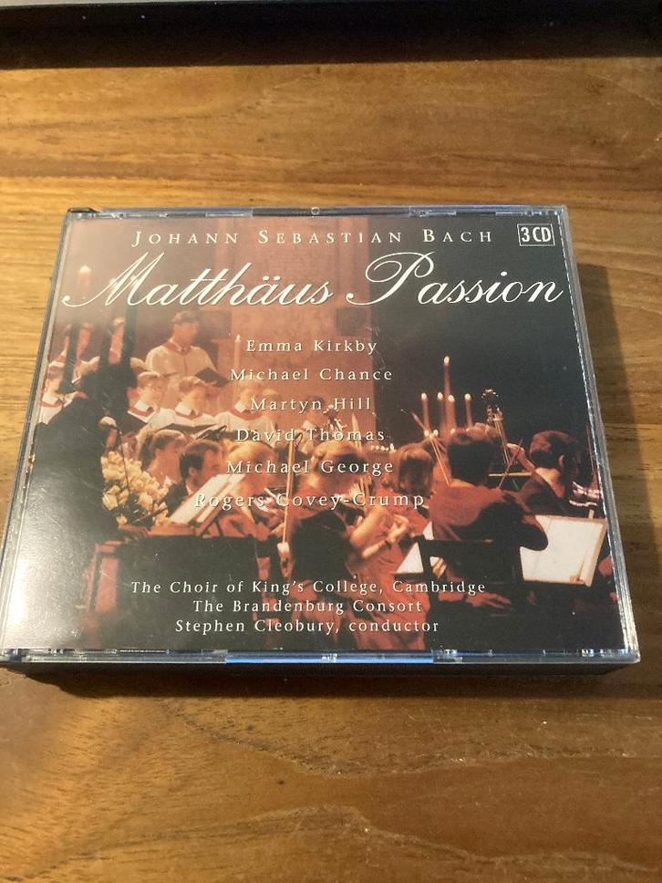 Johann Sebastian Bach - Matthaus Passion (3cd / Emma Kirkby, Cd's en Dvd's, Cd's | Klassiek, Zo goed als nieuw, Orkest of Ballet