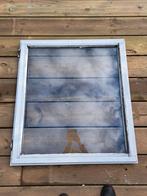 Hardhouten ramen plus 1 kozijn, Gevelraam of Ruit, 80 tot 120 cm, 80 tot 120 cm, Ophalen of Verzenden