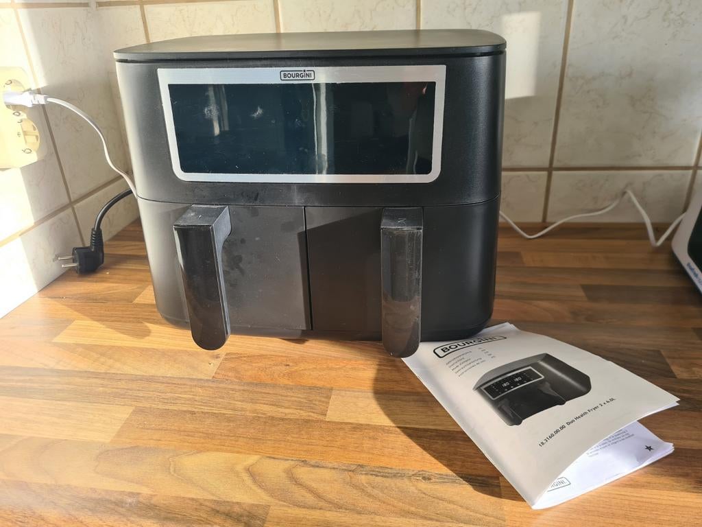 Bourgini airfryer 2x 4 ltr, Ophalen of Verzenden