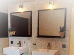 Ikea badkamer spiegels met spots, Minder dan 100 cm, Gebruikt, Rechthoekig, 50 tot 75 cm
