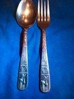 Kinderbestek kat hert, Ophalen of Verzenden