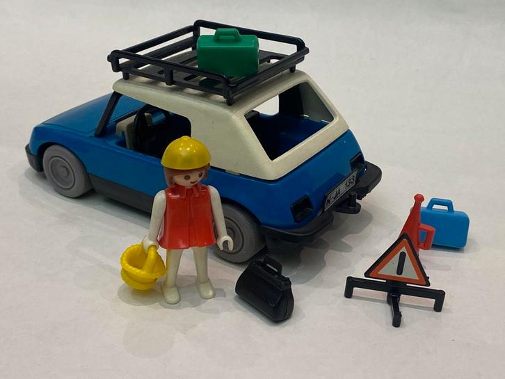 Playmobil Z3210 vrouw met auto (circa 1977), Kinderen en Baby's, Speelgoed | Playmobil, Gebruikt, Complete set, Ophalen of Verzenden
