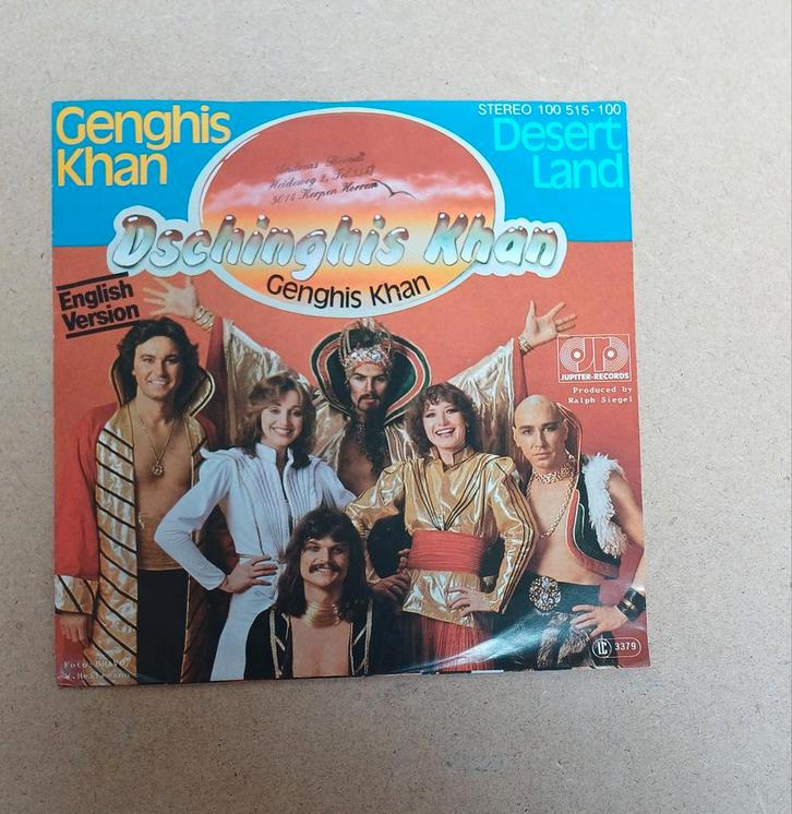 Dschinghis Khan  - Genghis Khan, Cd's en Dvd's, Vinyl Singles, Gebruikt, Single, Pop, 7 inch, Ophalen of Verzenden