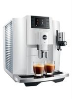 Jura E8 piano white, Witgoed en Apparatuur, Koffiezetapparaten, Ophalen, 10 kopjes of meer, Zo goed als nieuw, Afneembaar waterreservoir
