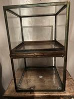 Glazen Vitrinekast met Metalen Frame, Met plank(en), 100 tot 150 cm, 25 tot 50 cm, 50 tot 100 cm