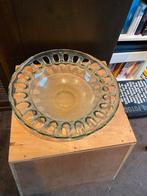 Glazen schaal, Huis en Inrichting, Woonaccessoires | Schalen en Manden, Ophalen of Verzenden, Gebruikt, Rond, Glas