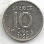 10  öre  1956  Zweden. km. 823, Ophalen of Verzenden, Overige landen, Losse munt, Zilver
