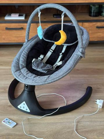 Te koop: Novi Baby Nola AS-5861 Black/Grey Babyschommel beschikbaar voor biedingen