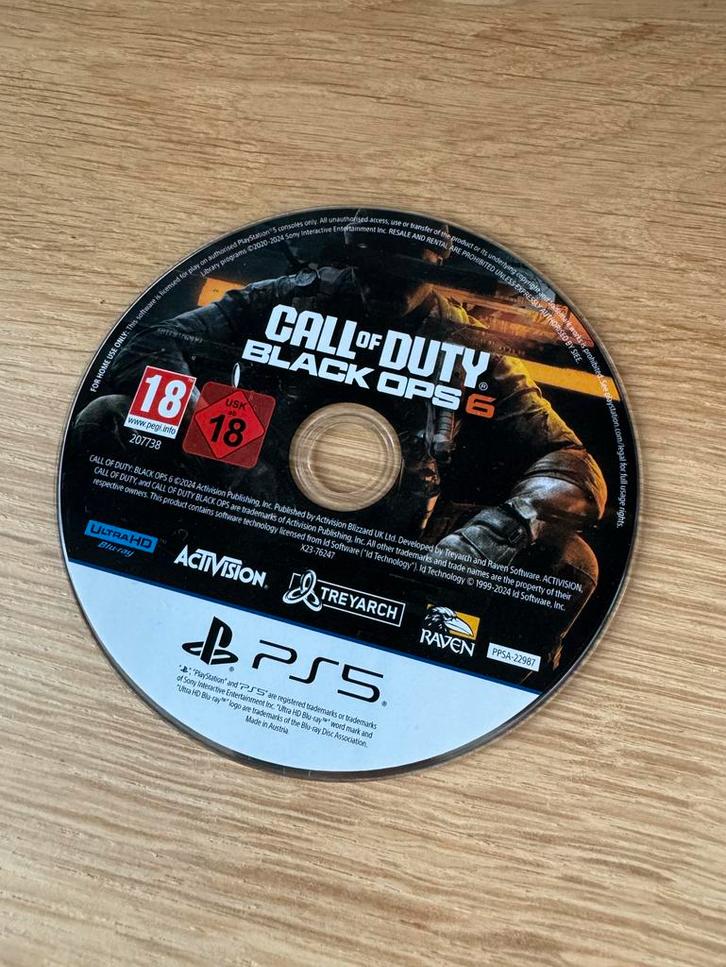 Call of Duty Black Ops 6 - Playstation 5 PS5 spel, Spelcomputers en Games, Games | Sony PlayStation 5, Gebruikt, Ophalen of Verzenden