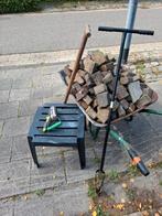 Steekschop, spade, grondboor Freund, bollenboor,, Tuin en Terras, Hand-tuingereedschap, Ophalen, Zo goed als nieuw, Grondboor