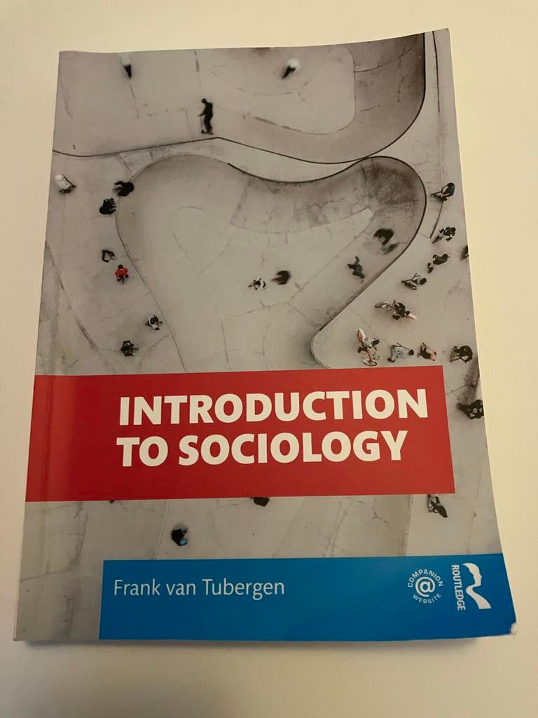 Introductie to Sociology- Frank van Tubergen, Ophalen of Verzenden, Gamma, Gelezen, HBO