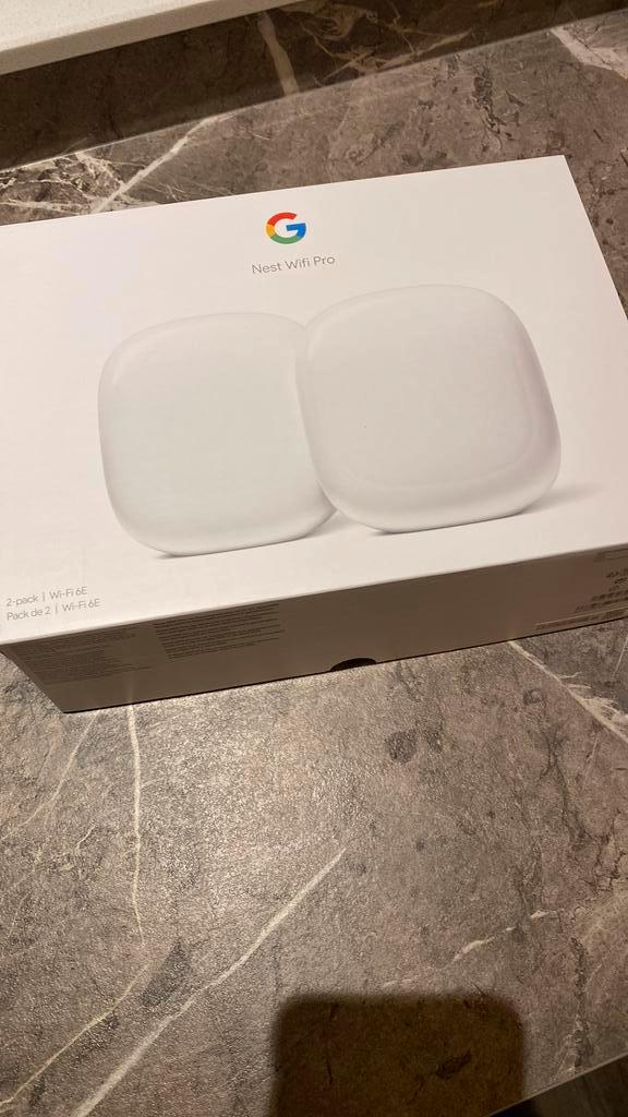 Google Nest Wifi Pro 6e, Computers en Software, WiFi-versterkers, Nieuw, Ophalen of Verzenden