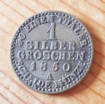 Duitsland Pruissen 1 silber groschen 1850 A beschikbaar voor biedingen