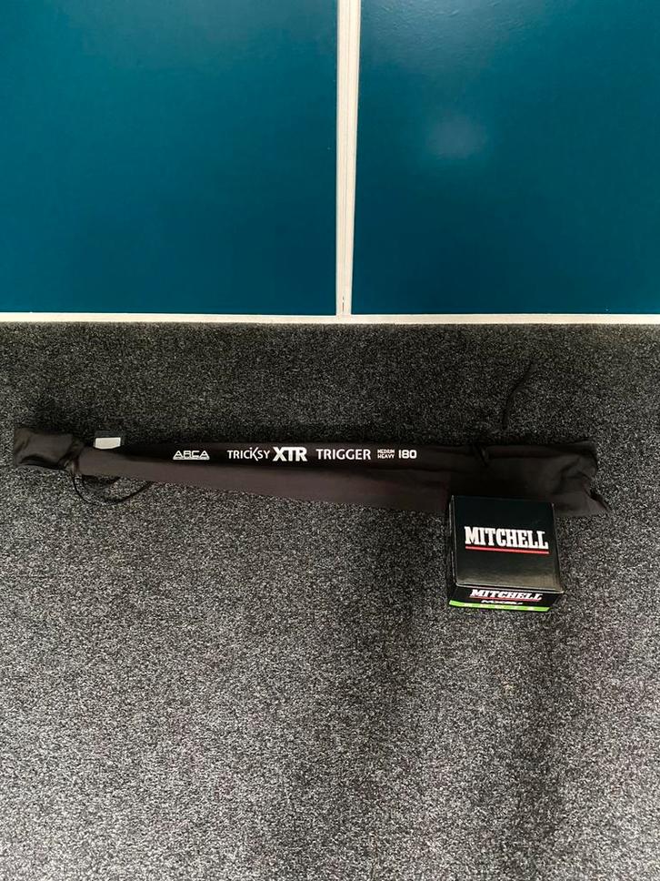 Arca Jerkbait combo 1,8m 0-60gram incl draad, Watersport en Boten, Hengelsport | Roofvissen, Nieuw, Complete set, Ophalen of Verzenden