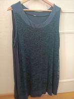 Mouwloze blauwe top maat 46/48, Ophalen of Verzenden, Zo goed als nieuw, Blauw, Shirt of Top