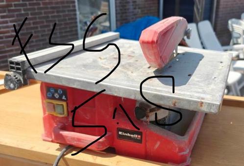 EINHELL  TAFEL TEGELZAAG. GETEST GEBRUIKT IN DOOS, Doe-het-zelf en Verbouw, Gereedschap | Zaagmachines, Gebruikt, Overige typen