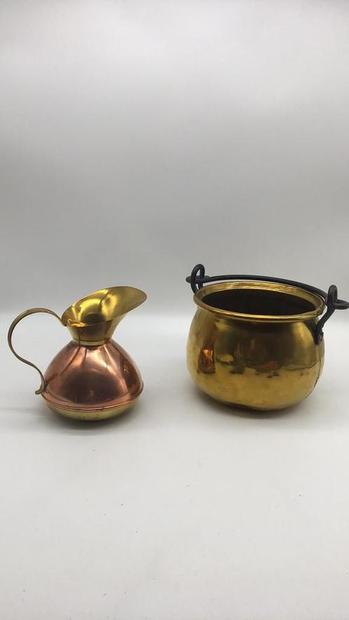 Twee kannen, Antiek en Kunst, Antiek | Koper en Brons, Koper, Ophalen of Verzenden