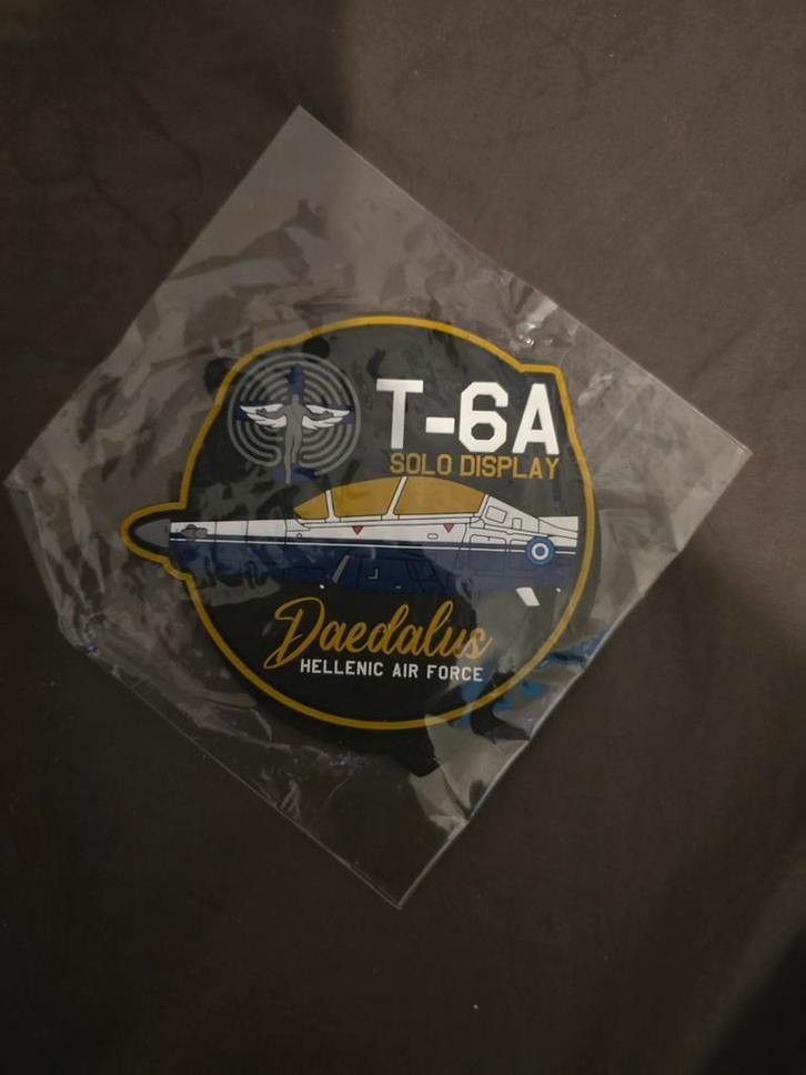 T-6A Texan II Hellenic Air Force Patch, Verzamelen, Speldjes, Pins en Buttons, Zo goed als nieuw, Ophalen of Verzenden
