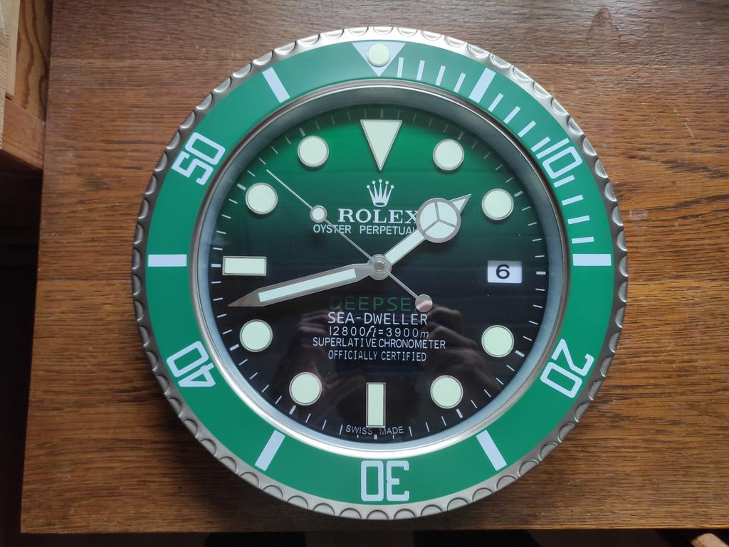 rolex muur klokken, Ophalen of Verzenden, Nieuw