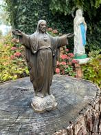 Antiek zeldzaam Bronzen /koperen ❤️ Jezus Heilig Hart Beeld, Ophalen of Verzenden