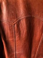 Vintage leren colbert jaren 70 - perfecte staat, Ophalen of Verzenden, Zo goed als nieuw, Maat 48/50 (M), Bruin