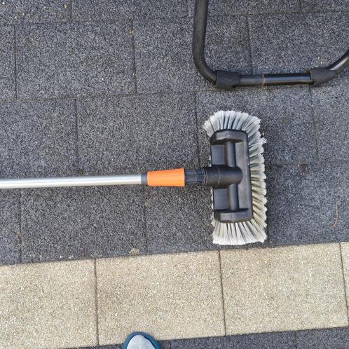 Telescopische wasborstel, Tuin en Terras, Overige Tuin en Terras, Gebruikt, Ophalen of Verzenden