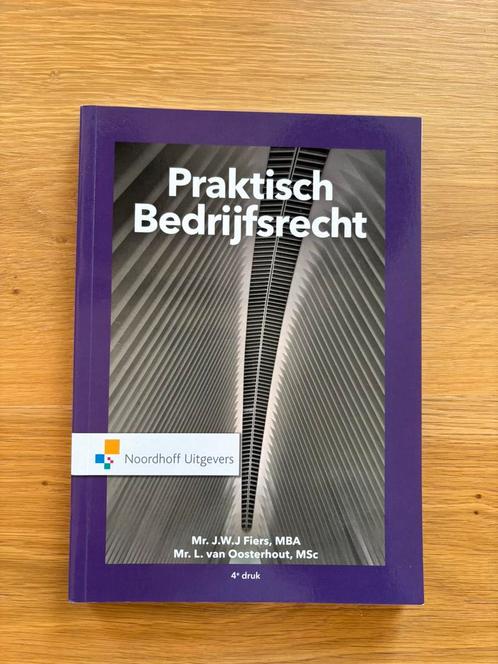J.W.J. Fiers - Praktisch Bedrijfsrecht, Boeken, Wetenschap, Zo goed als nieuw, Ophalen of Verzenden