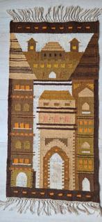 Vintage Poolse kilim kelim wandkleed huizen, Huis en Inrichting, Ophalen of Verzenden
